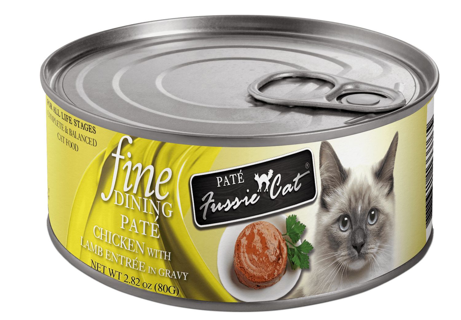 FUSSIE CAT FD CHICKEN/LAMB 2.82OZ