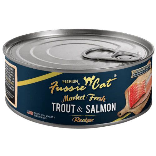 FUSSIE CAT MARKET TROUT/SALMON 5.5OZ