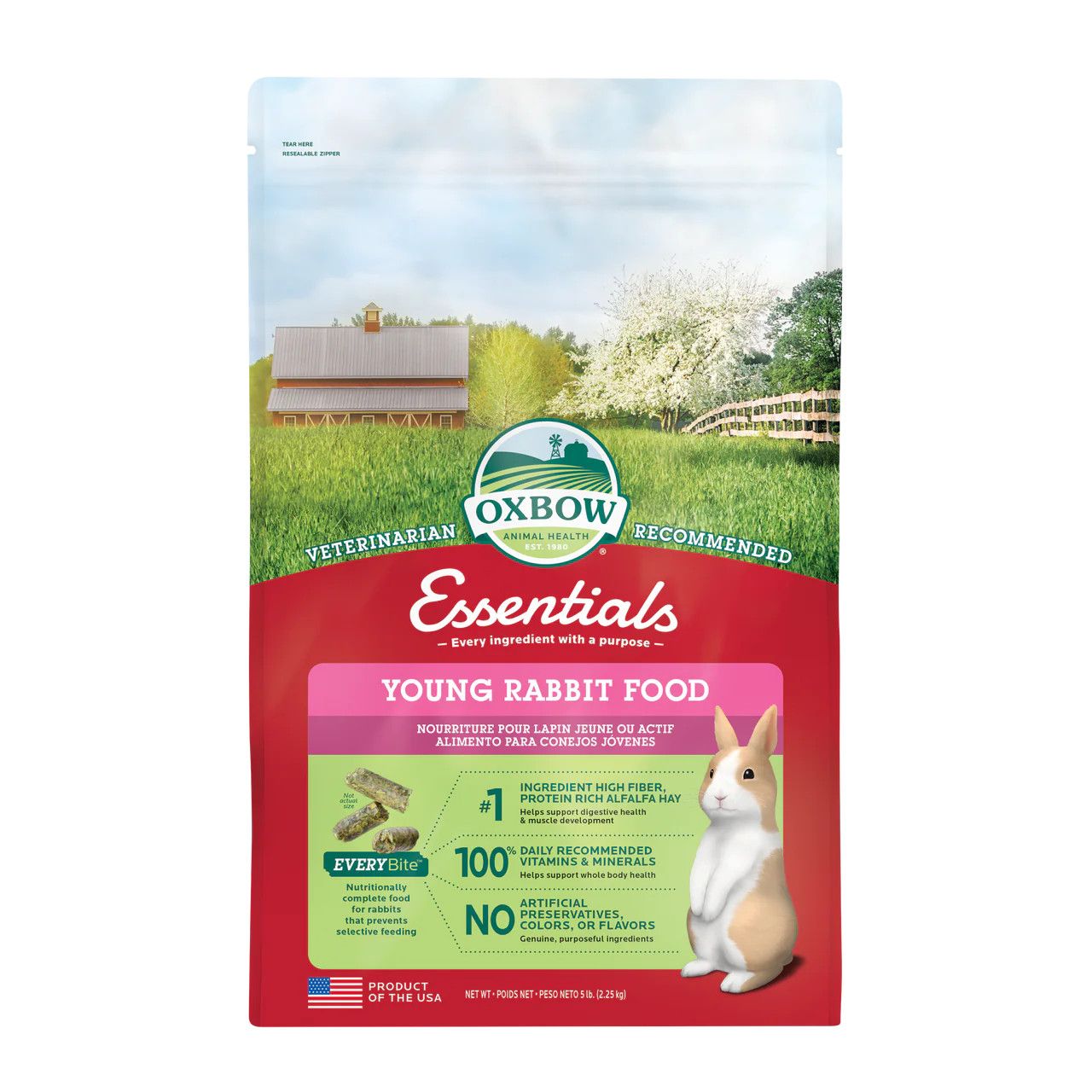 OXBOW ESSENTIALS YOUNG RABBIT 5#