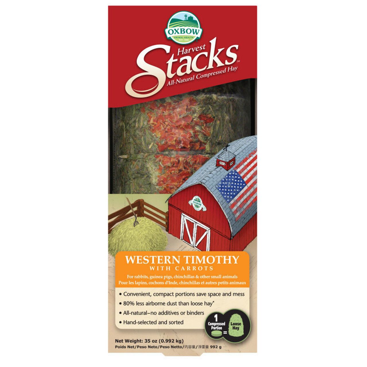OXBOW STACKS TIM CMPRSS W/CARROT 35OZ