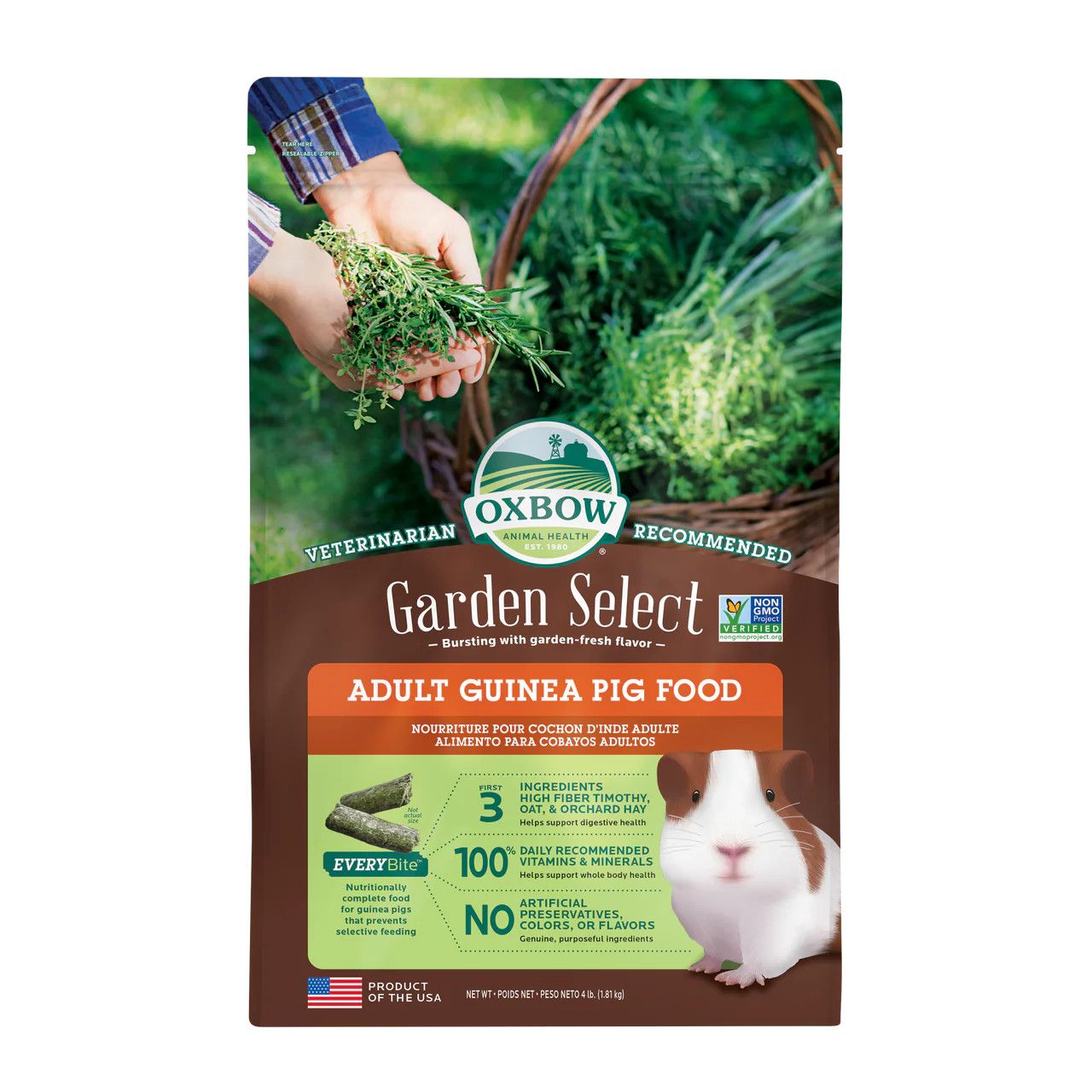 OXBOW GARDEN SEL ADULT GUINEA 4#