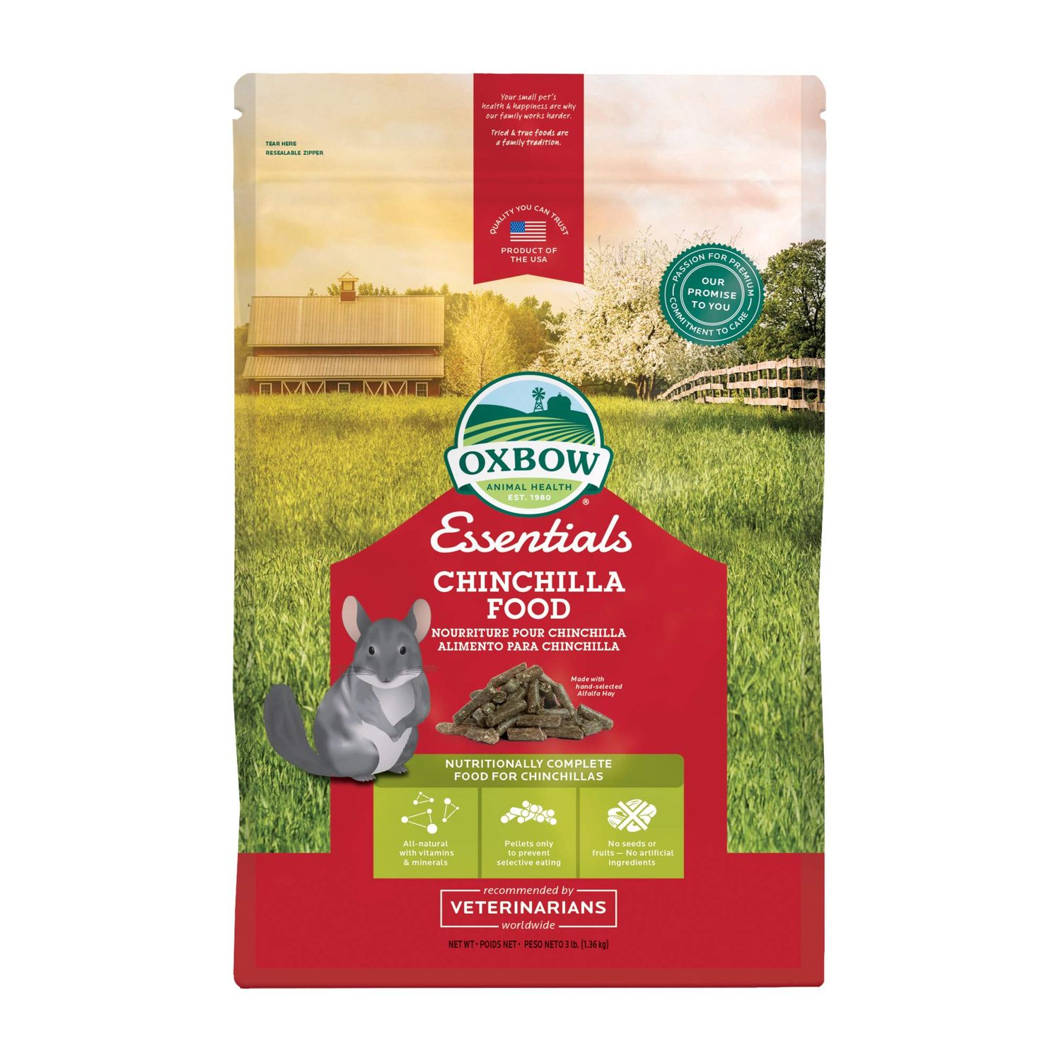 OXBOW ESSENTIALS CHINCHILLA 3#