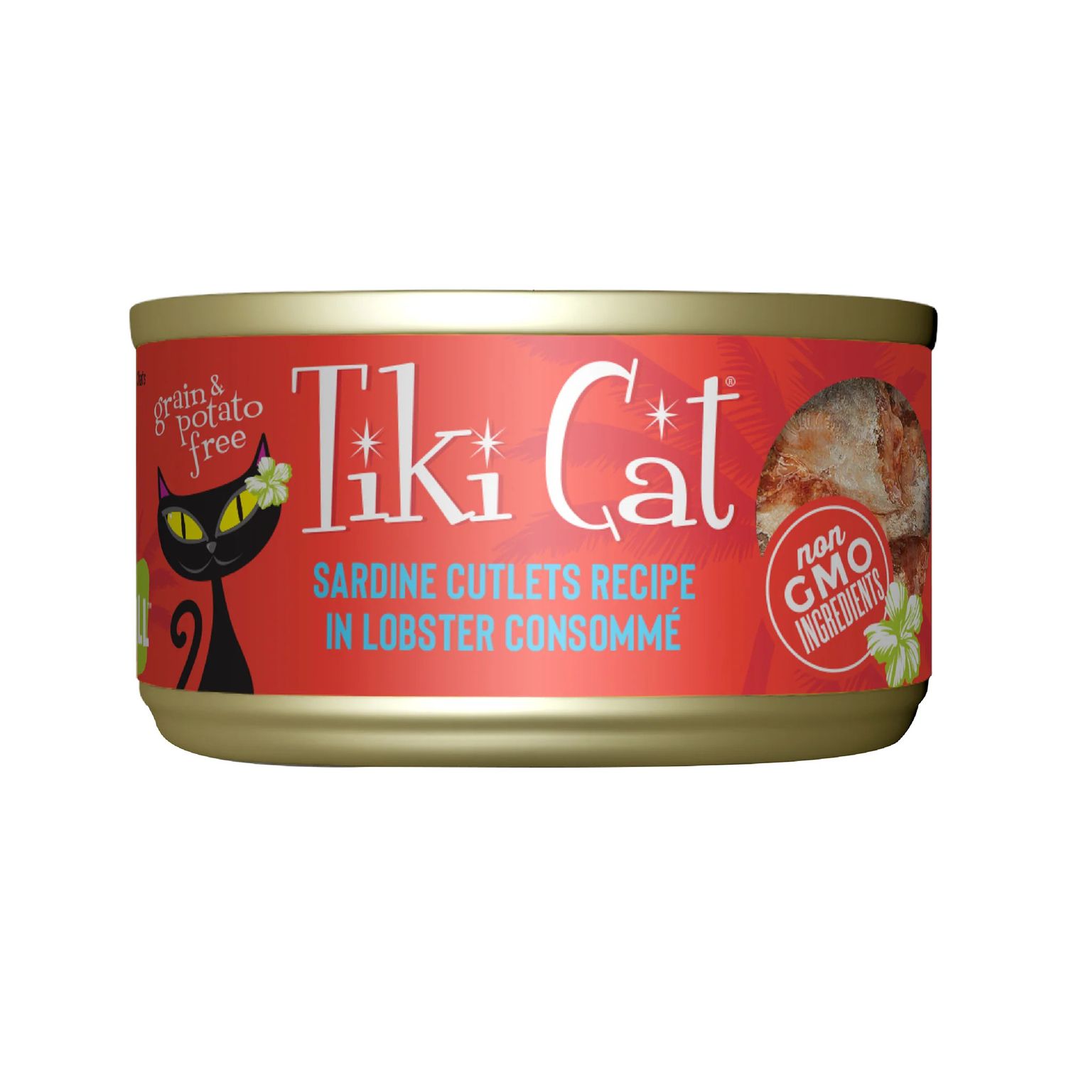TIKI CAT GF SARDINE/LOBSTR CONS 2.8OZ
