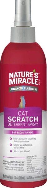 NATURE&#39;S MIRACLE CAT SCRATCH DETERRANT 8OZ