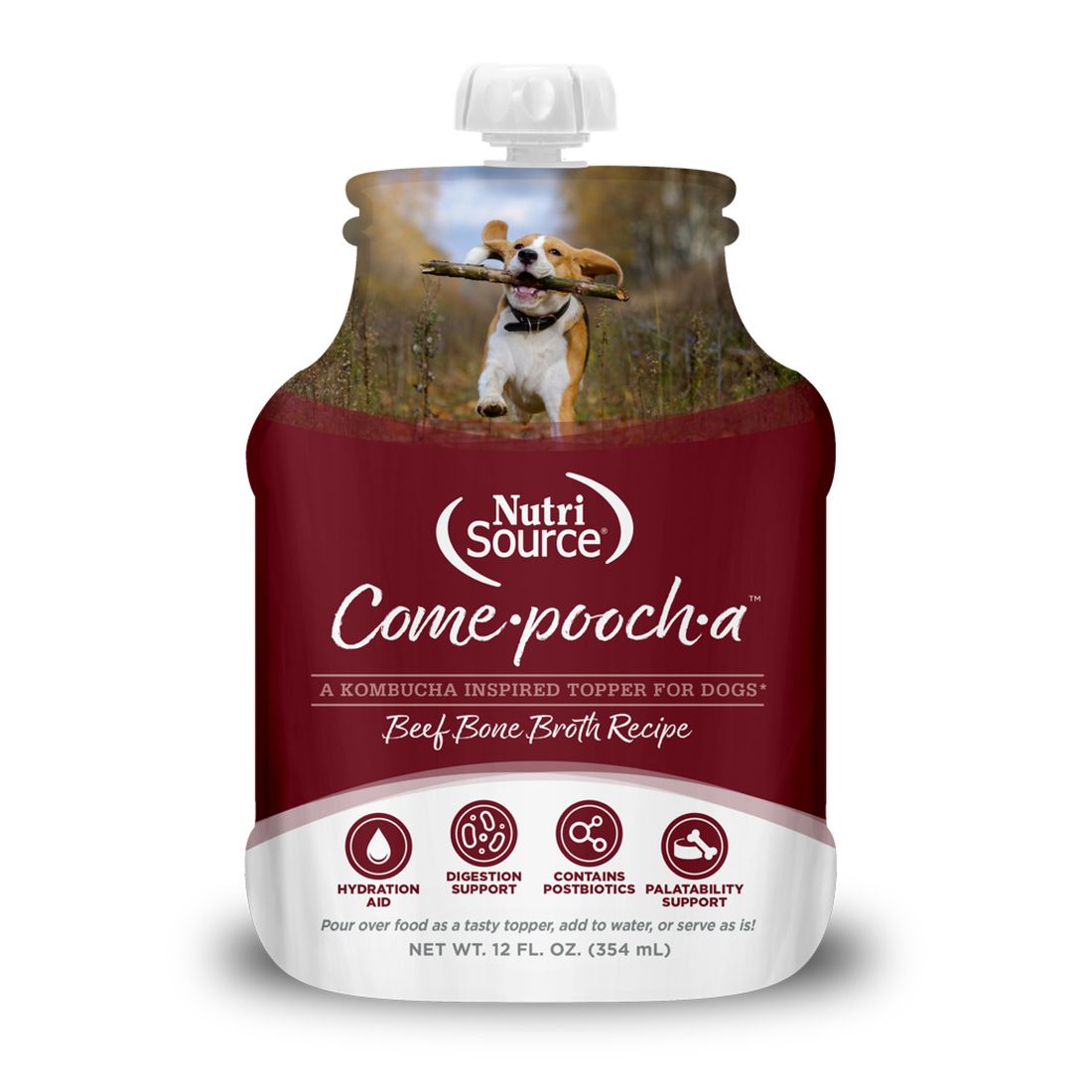 NUTRISOURCE DOG POOCH BF BRTH 12OZ