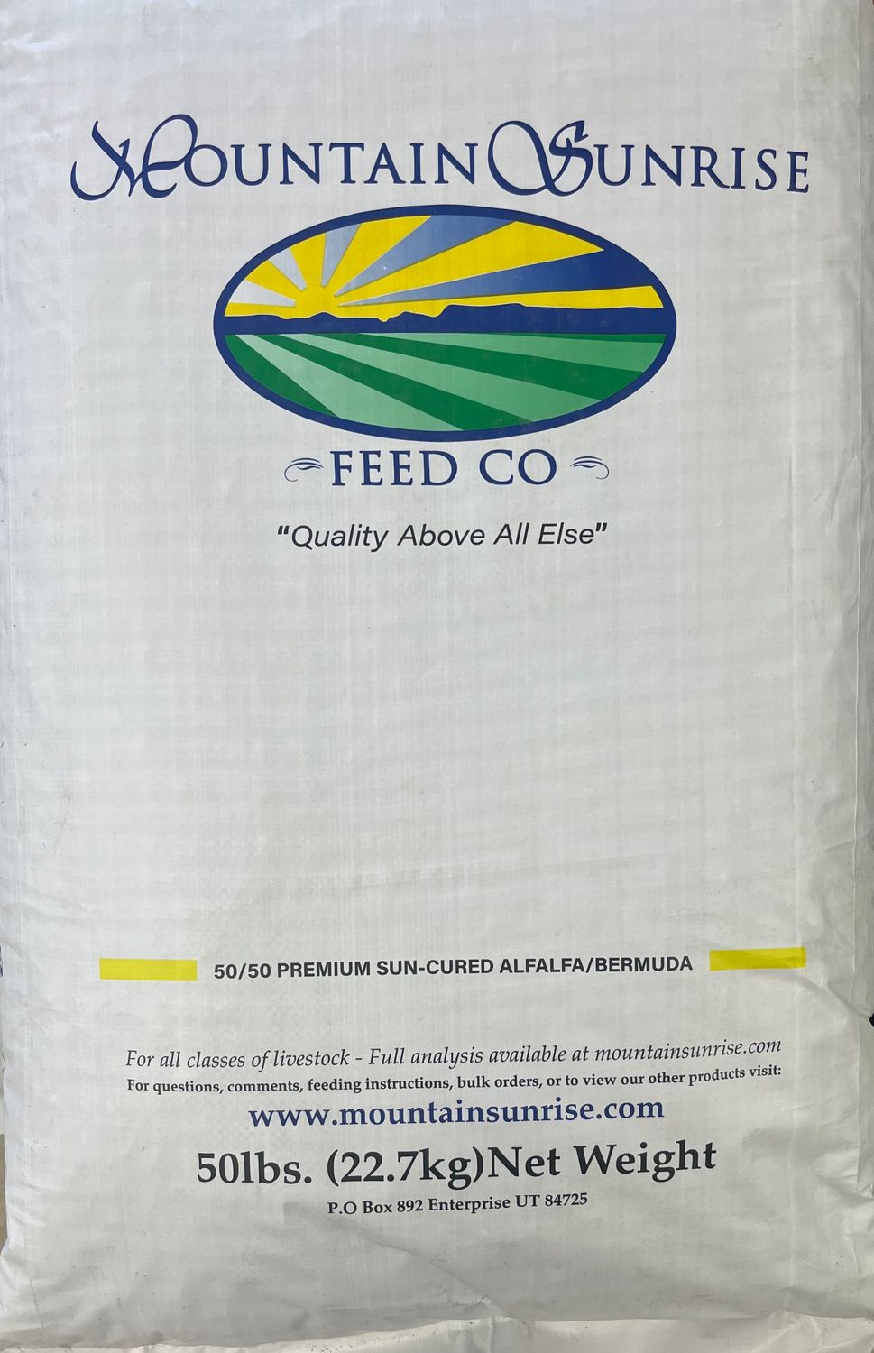 MOUNTAIN SUNRISE ALF/BERM PLT 50#