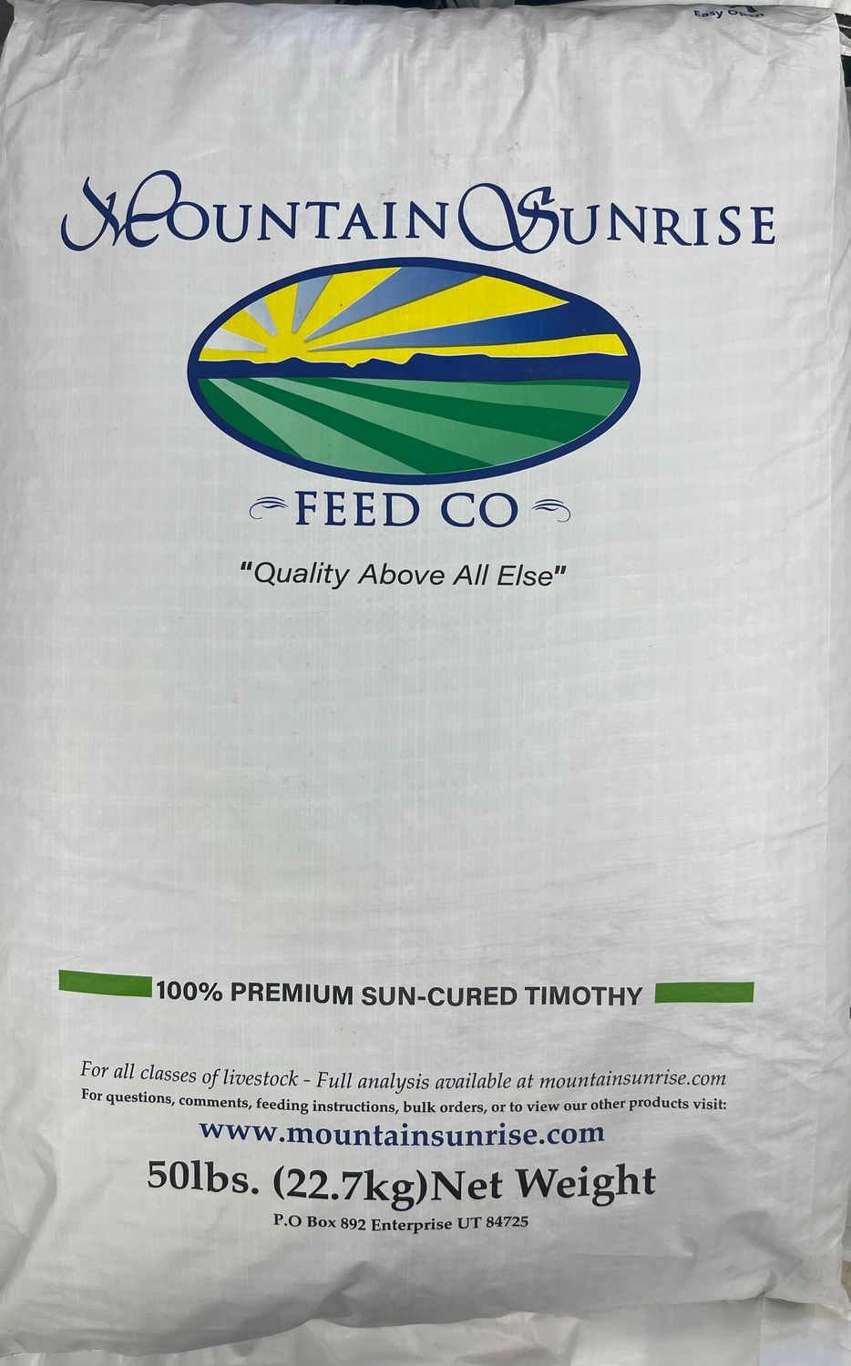 MOUNTAIN SUNRISE TIM PELLETS 50#