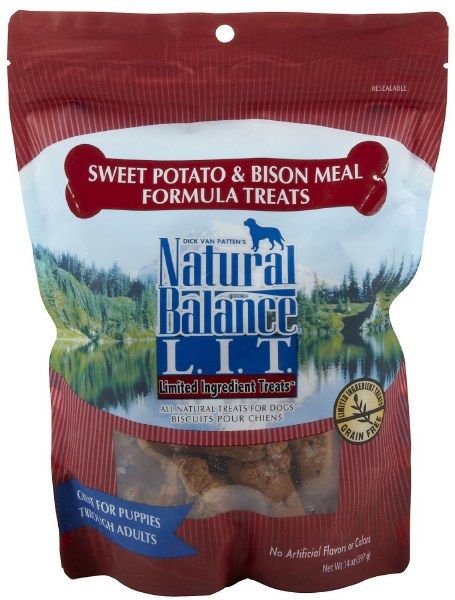 NATURAL BALANCE DOG TRT BISON/S POT 8OZ