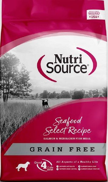 NUTRISOURCE DOG GF SEAFD SEL 26#