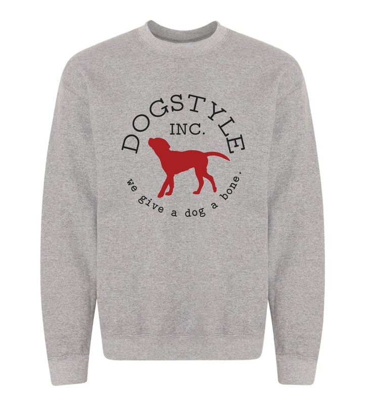 Dogstyle Crew Neck Sweatshirt - Graphite Heather