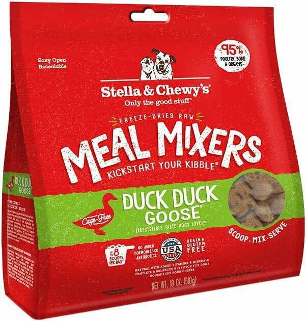 Stella & Chewy | Meal Mixers Freeze-Dried Raw - Duck Duck Goose (3.5oz)