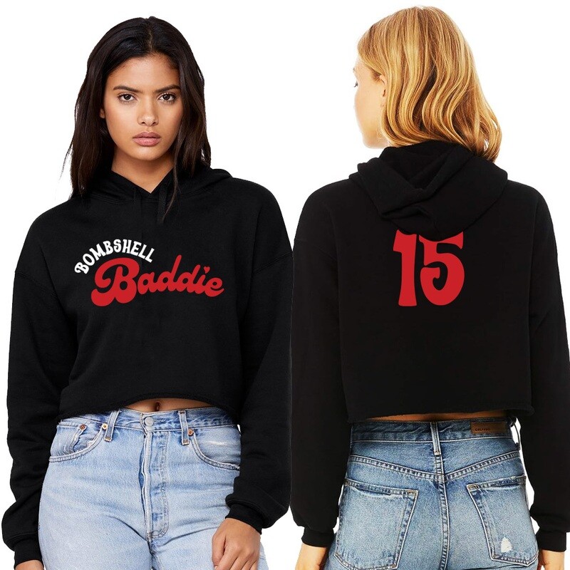 Bombshell Baddie Crop Sweatshirt