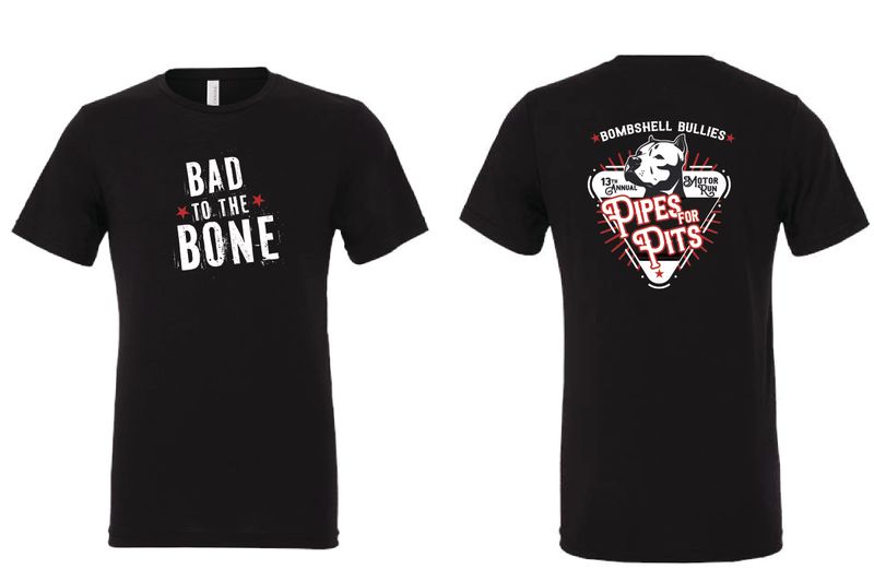 13th Annual Pipes for Pits Motor Run Shirt