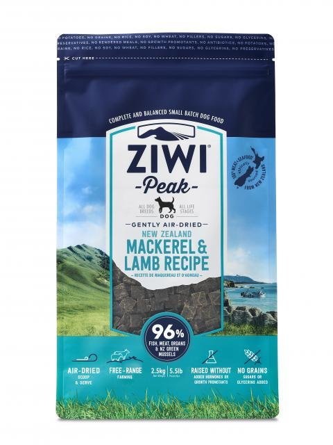 Ziwi Peak | Air-Dried Mackeral and Lamb (1lb or 2.2lb)