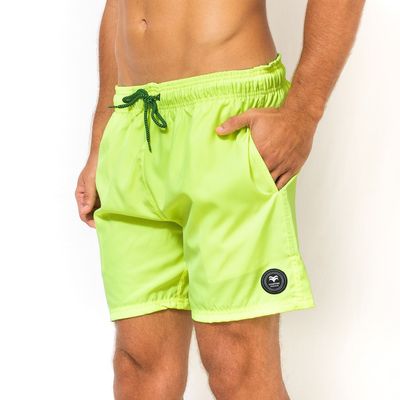 Neon Green Men&#39;s Stretchy Short - Perfect for Comfort and Style