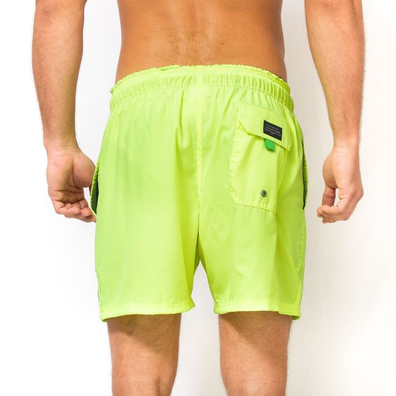 Neon Green Men's Stretchy Short - Perfect for Comfort and Style