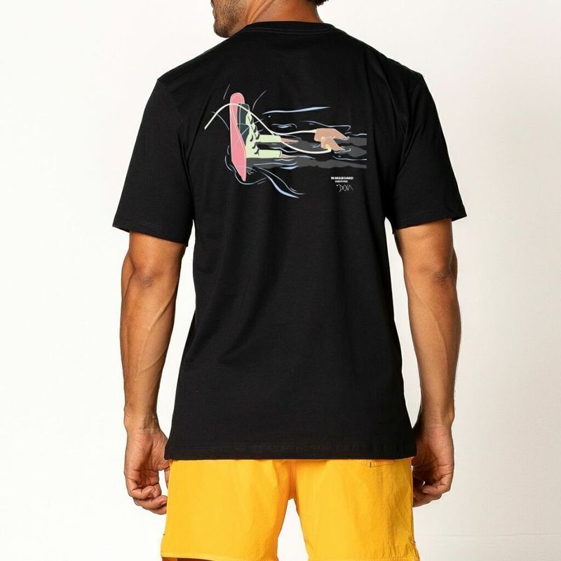 VonPiper Casual Black T-Shirt by DOCA - Perfect Everyday Wear for Style and Comfort