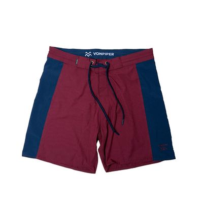 Burgundy Casual Bermuda Shorts for Summer Adventures and Stylish Outings