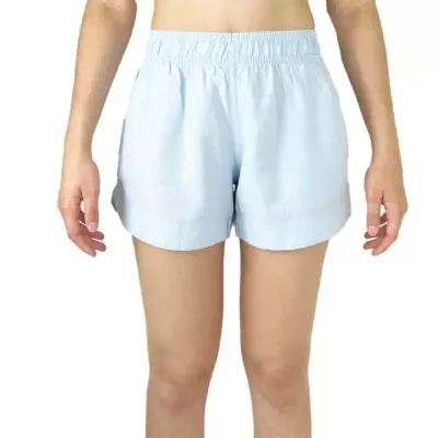Essential Baby Blue Linen Shorts for Women