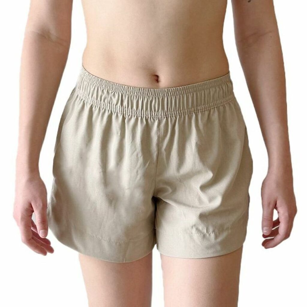 Beige Chic Neoblend Shorts for Women