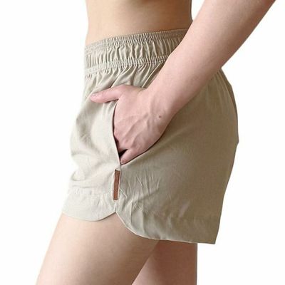 Beige Chic Neoblend Shorts for Women