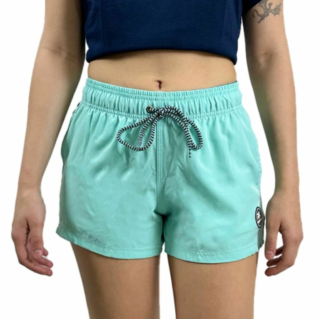 Baby Blue Smooth Shorty Shorts for Women