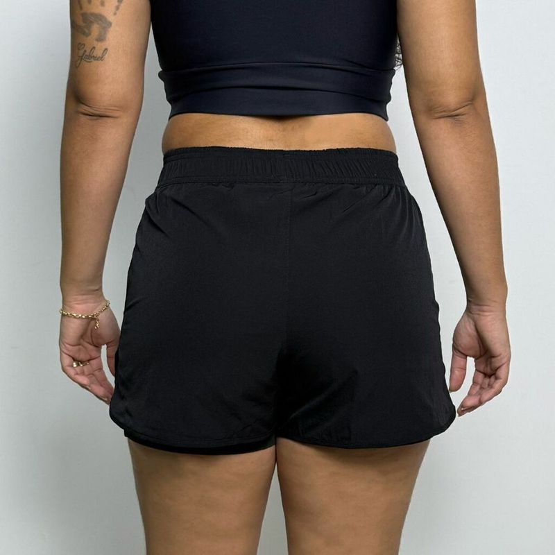 Black Short Action Skirt for Women
