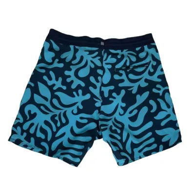 Chill Vibes Retro Blue Bermuda Shorts for All-Day Comfort and Style