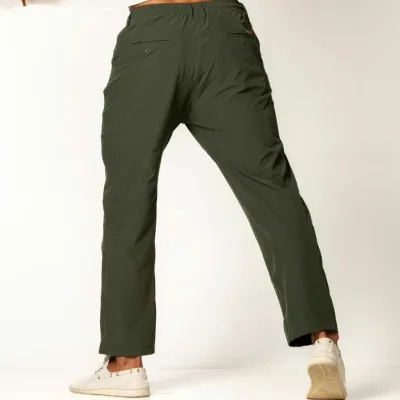 Moss Green Joatinga Pants by Vonpiper - Stylish and Comfortable Casual Trousers for Everyday Wear