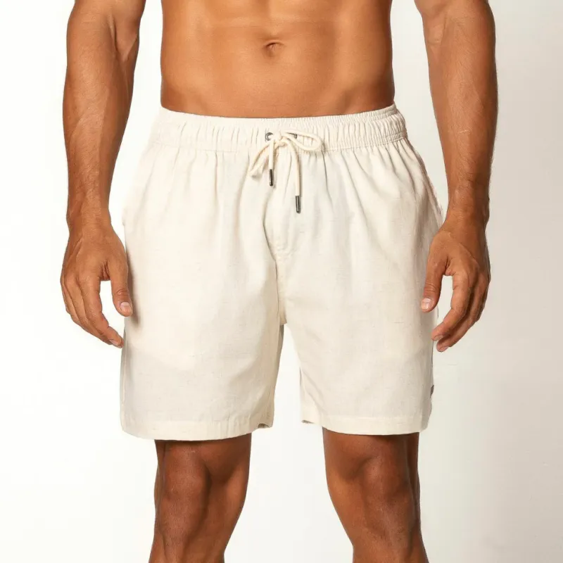 Casual Linen Shorts by Vonpiper - Lightweight and Adjustable, Perfect for Everyday Wear