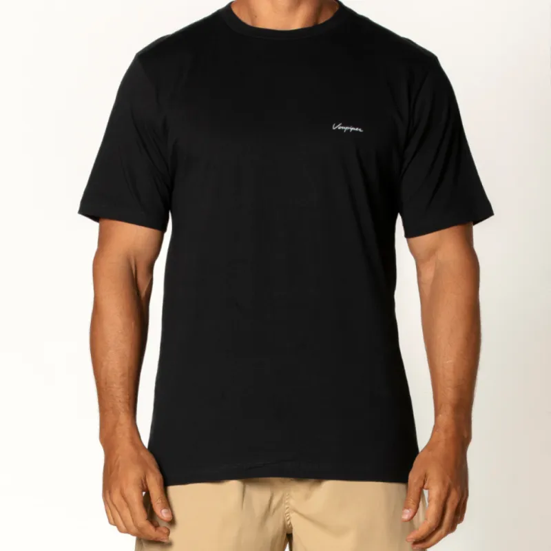 Chic Black T-Shirt by Vonpiper - Stylish Casual Wear for Every Occasion