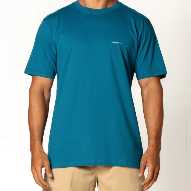 Petrol Blue Lisa T-Shirt by Vonpiper - Casual Stylish Top for Everyday Wear