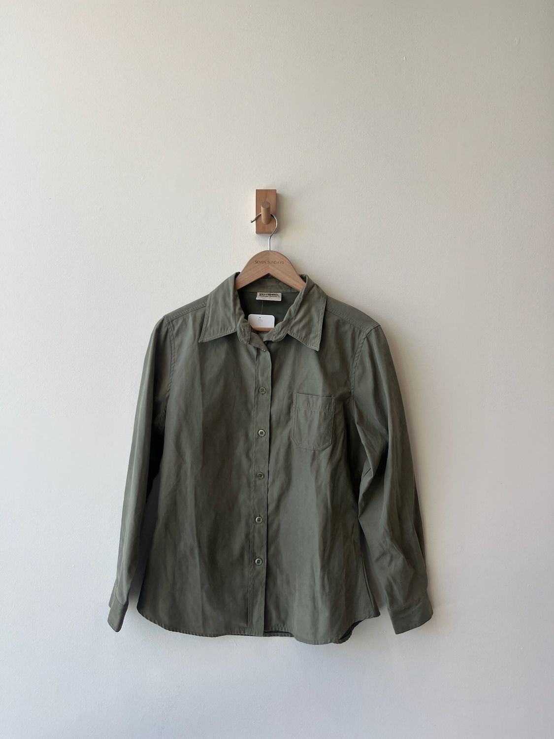 1A1 - Green Button WMNS Shirt 