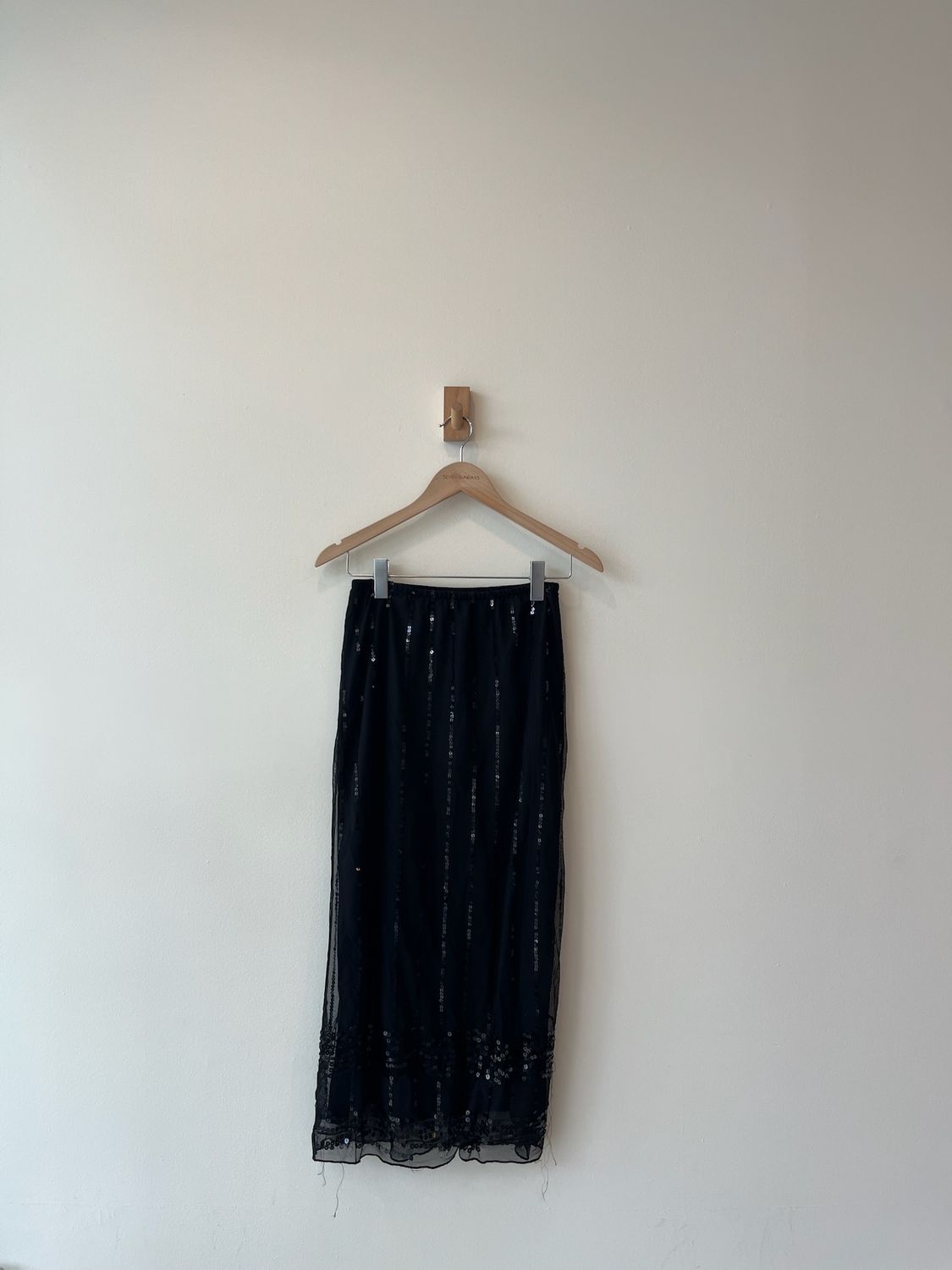 1A2 - Blk Sequin Skirt 