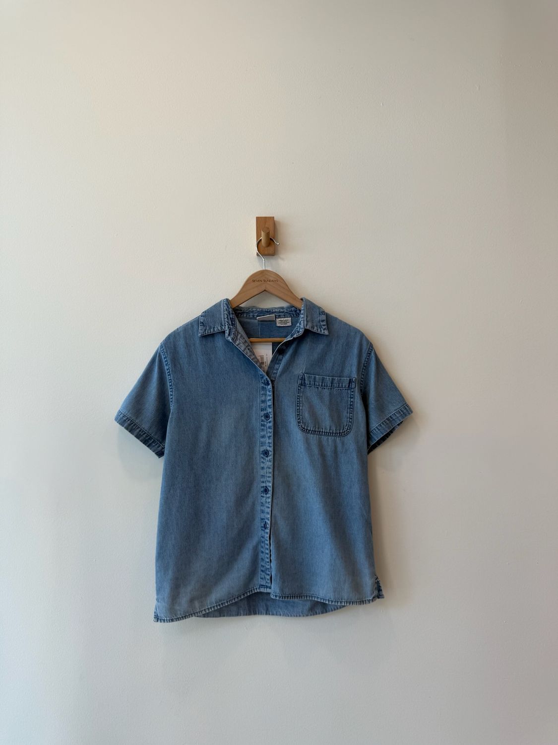 1A3 - Shortsleeve Denim Button Shirt 