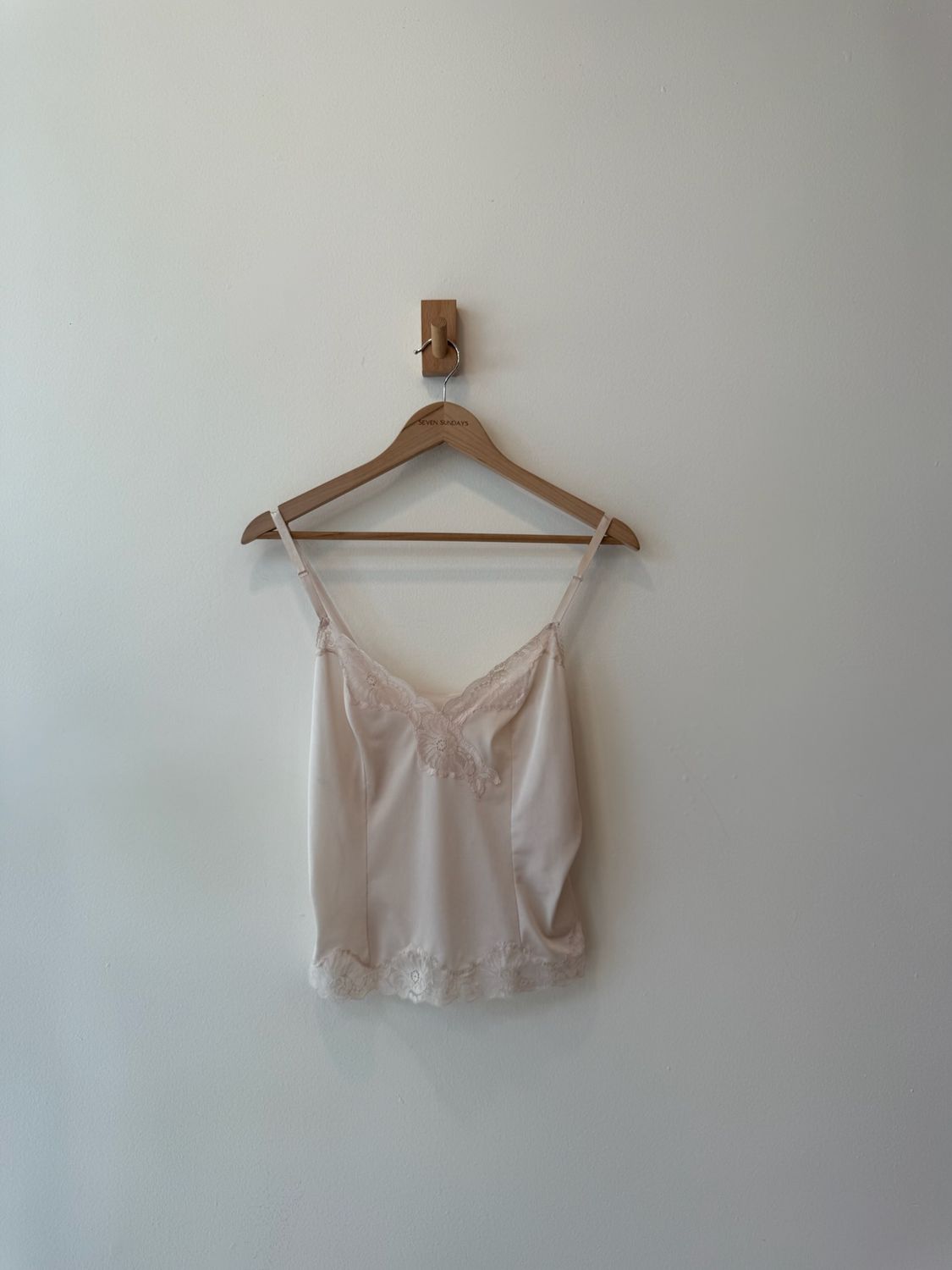 1A3 - Peach Lace Lingerie Top 