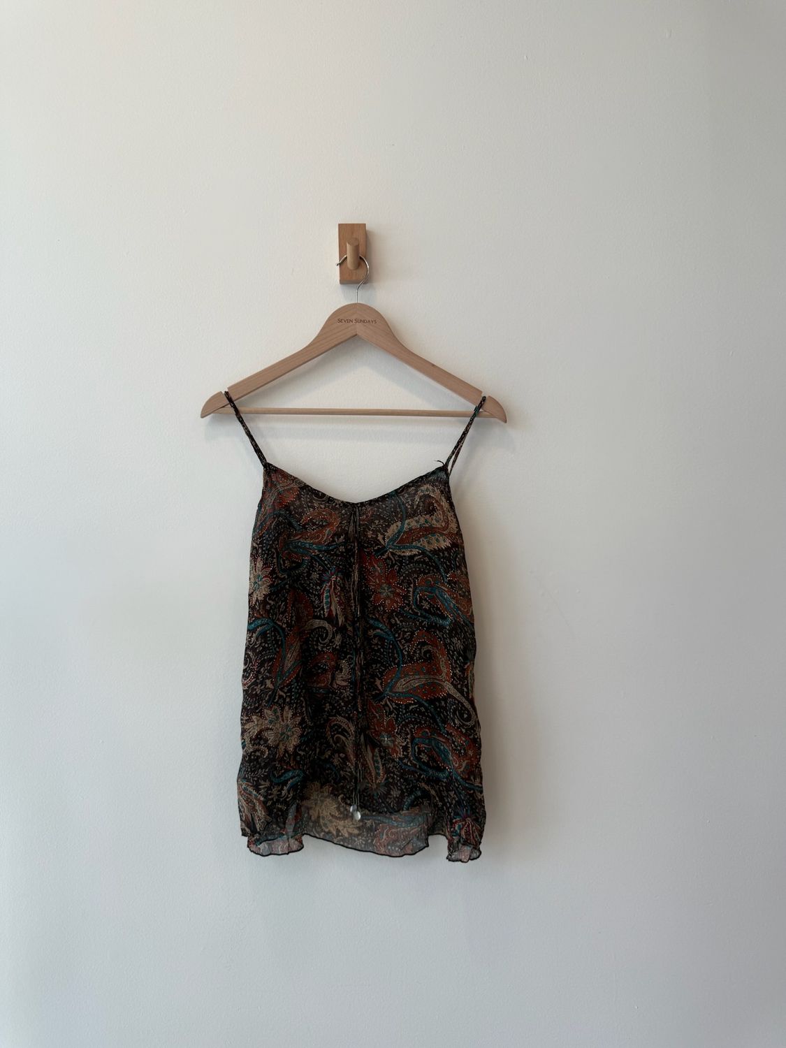 1A3 - Paisley Pattern Glitter Blouse 