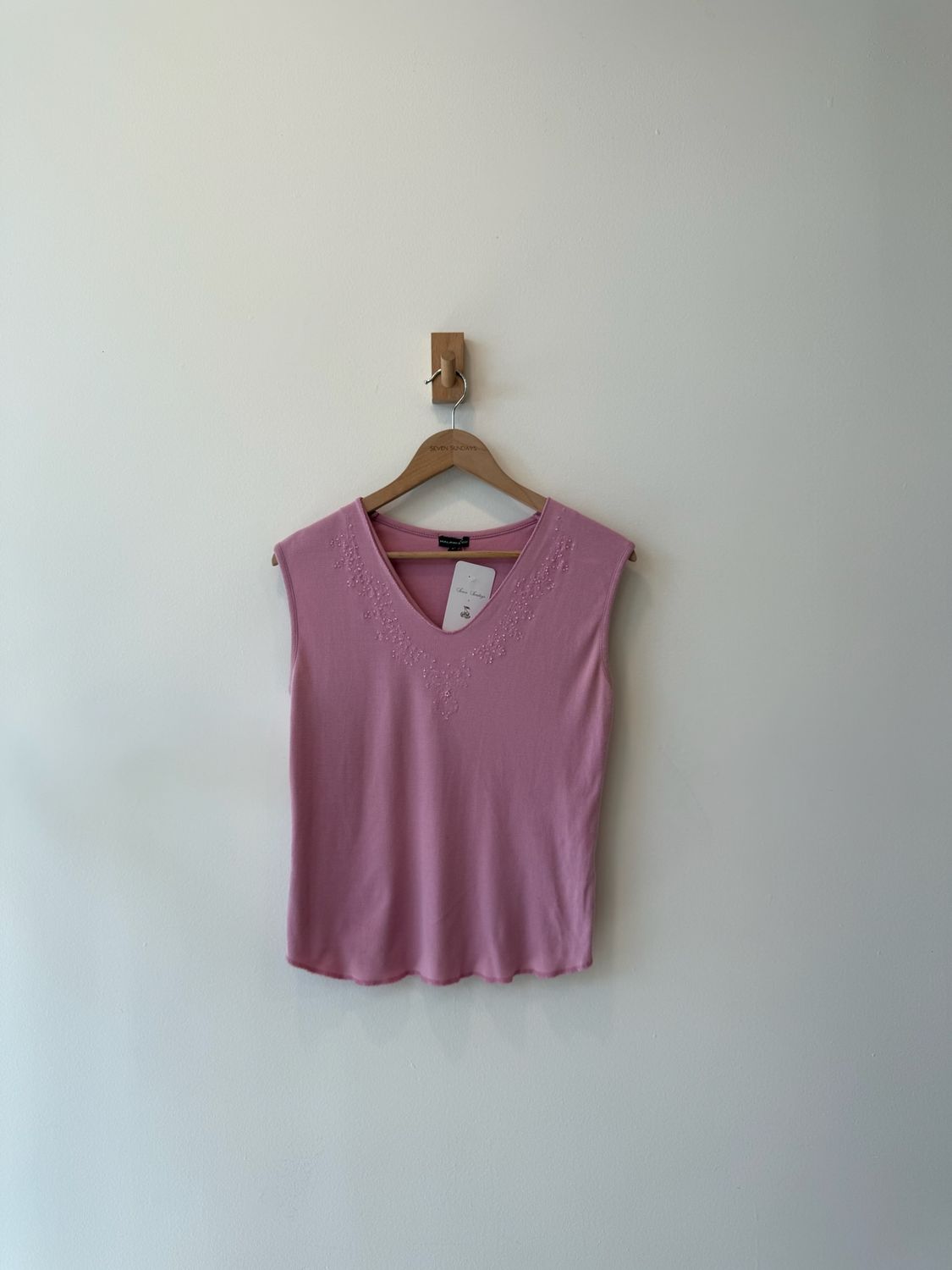 1A3 - Pleated Denim Short Sleeve Button Shirt 