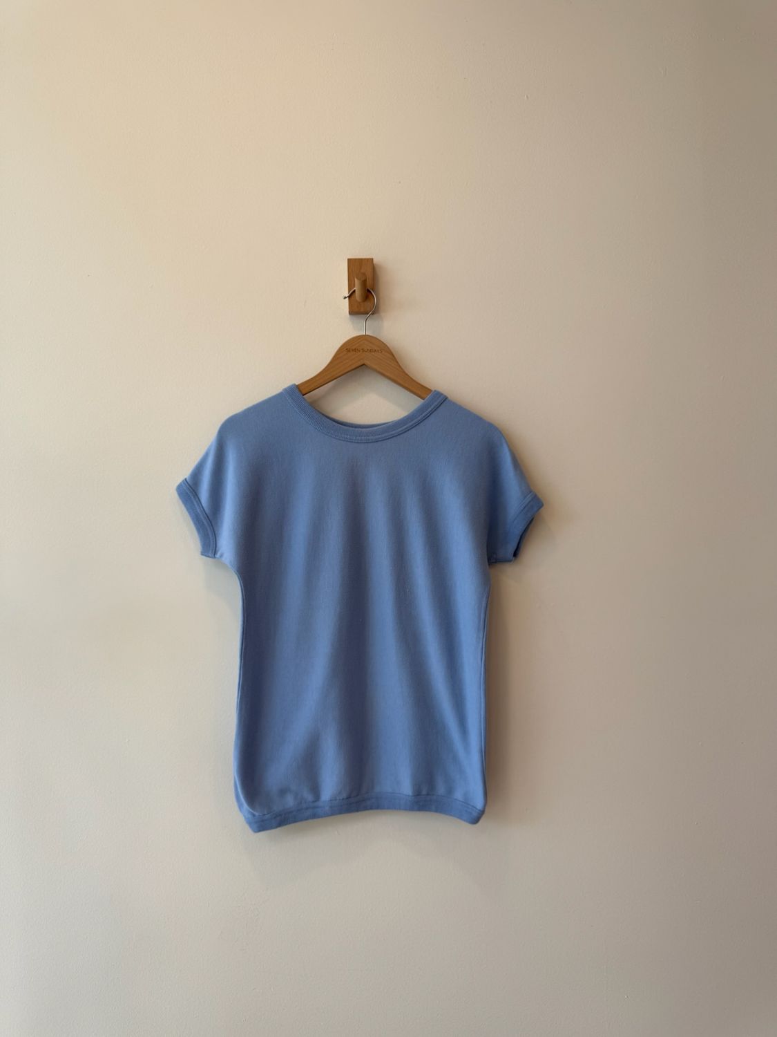 1A3 - Blue Rib Hem Tee 90s 