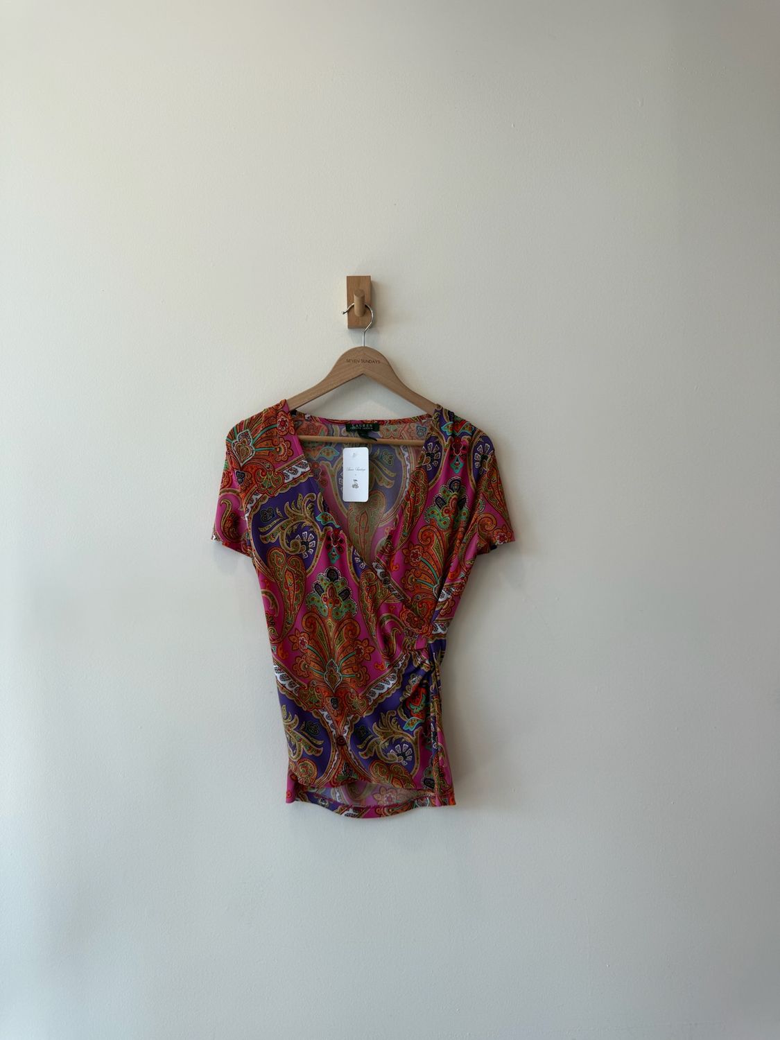 1A3 - Ralph Lauren Paisley Print Blouse 