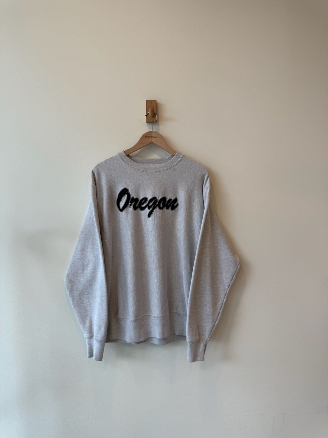 1A3 - Oregon Champion Reverse Weave Crew 