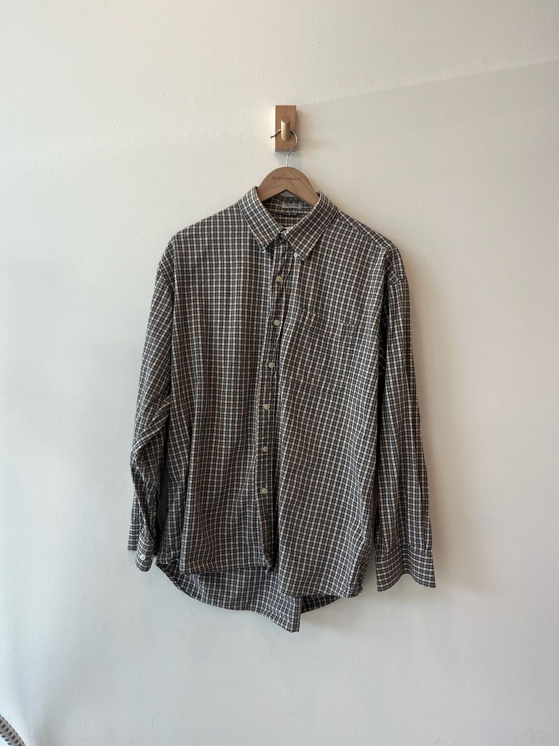 1A3 - R&amp;R Plaid Button Shirt 90s