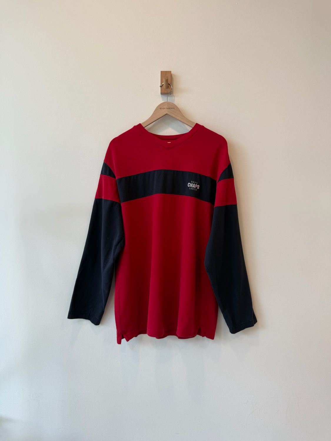 1A3 - Chaps Ralphy Laureb Panel Textured Tee