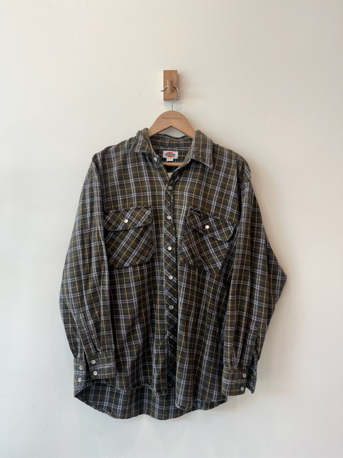 1A3 - Dickies Plaid Button Shirt 