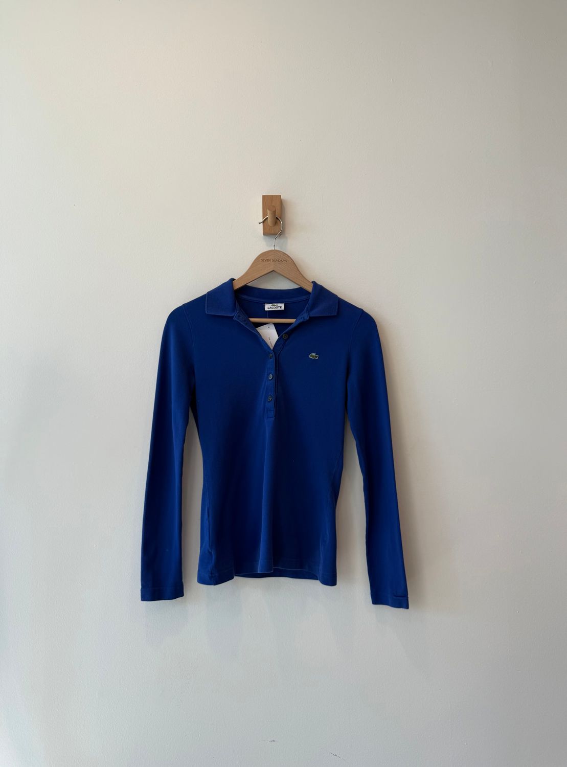 1A4 - Lacoste LS Polo Blue 
