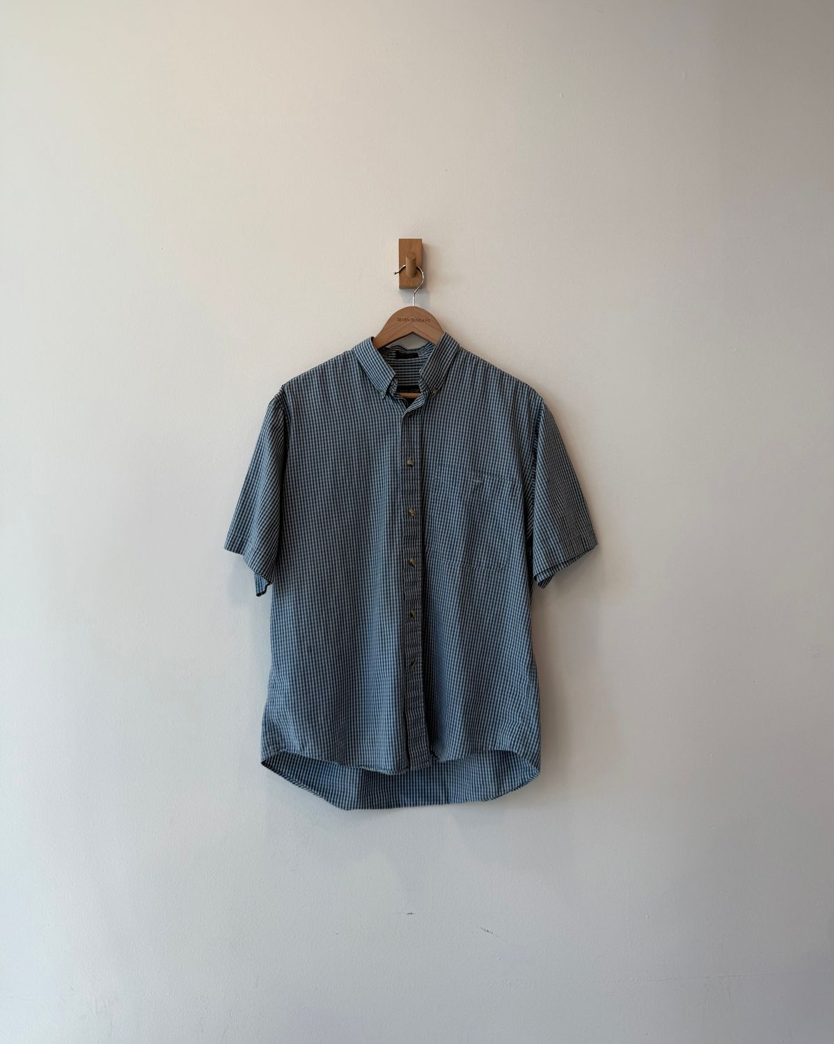 1A4 - Pierre Cardin Plaid Short Sleeve Button Shirt 90s