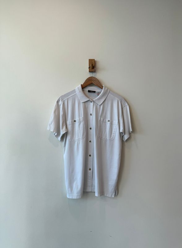 1A3 - Nevada Wte Cotton Button Up