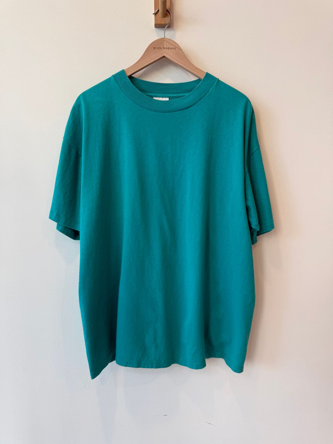 1A3 - Teal Blank tee 90s 