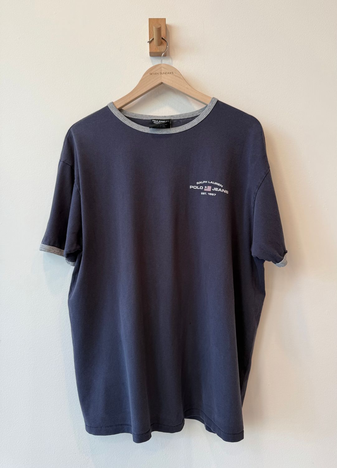 1A5 - Polo Jeans Co Ralph Lauren Logo tee Navy 00a 