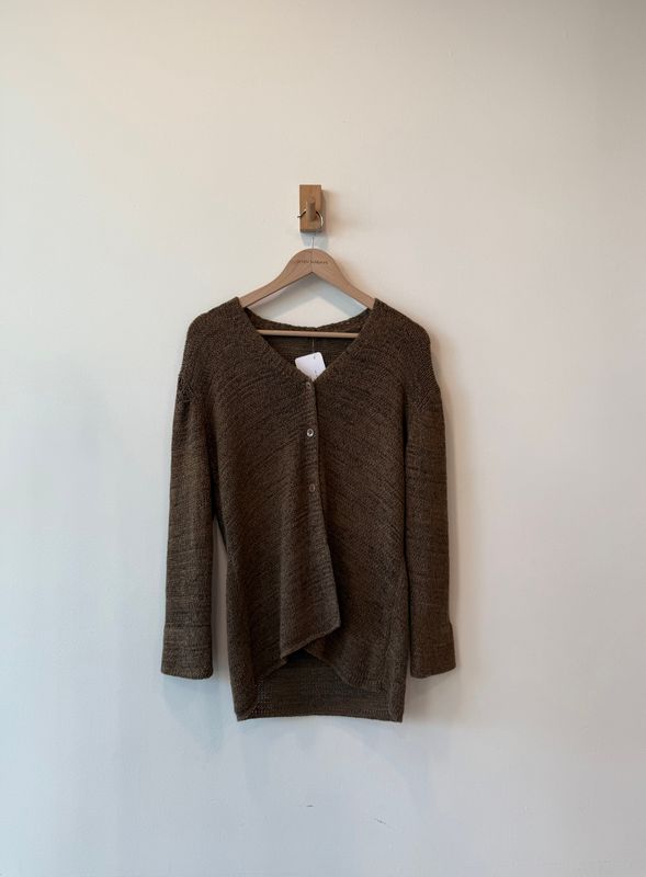 1A4 - Brwn Knit Cardigan